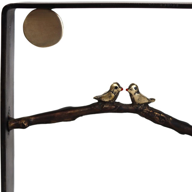 2020s All That Matters 4/25 - Limited Edition Bronze and Iron Figurative Art Sculpture For Sale - Image 5 of 9