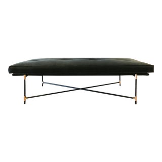 Rogers & Goffigon's Violette Velvet Gallery Bench For Sale