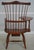 Frederick Duckloe Oak, Cherry, and Walnut Comb-Back Windsor Desk Writing Chair For Sale - Image 4 of 18