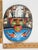 Folk Art Vintage Mexican Hand-Painted Terracotta Folk Art Mask With Fish For Sale - Image 3 of 9