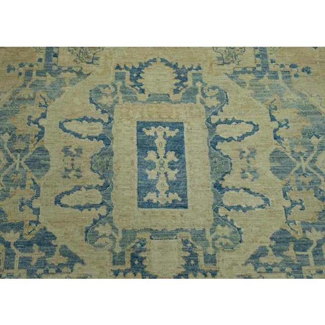 Turkish Oushak Rug 8'3" x 11'3" #18001 For Sale In Houston - Image 6 of 8