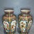 Ceramic Mid 20th Century Famille Rose Hexagonal Porcelain Vases With Bird and Floral Motifs - Set of 2 For Sale - Image 7 of 9