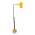1960s Minimalist Mid Century Modern Brass Floor Lamp For Sale