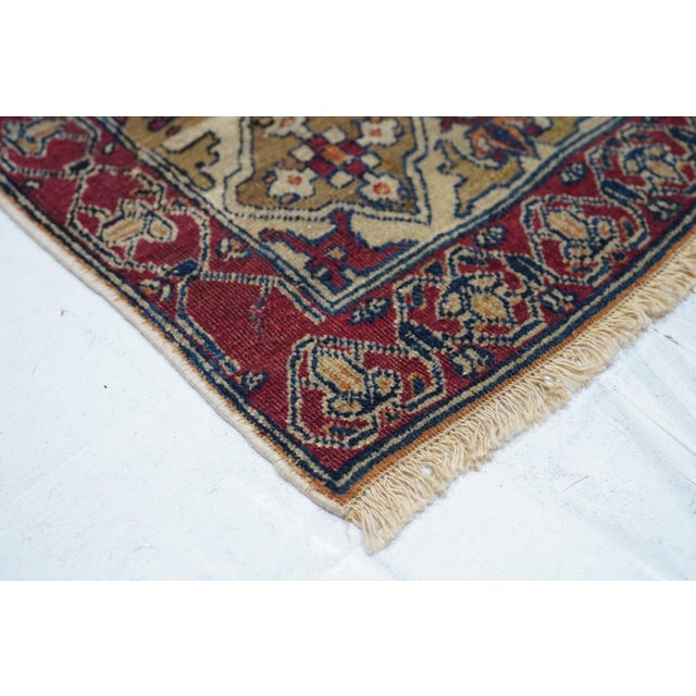 Late 19th Century Antique Kerman Rug 4'2'' X 6'1'' For Sale - Image 4 of 9
