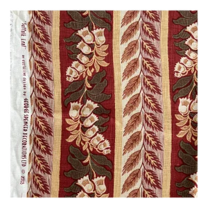 George Spencer Designs Suffolk Leaf Linen Fabric- 1 1/2 Yards