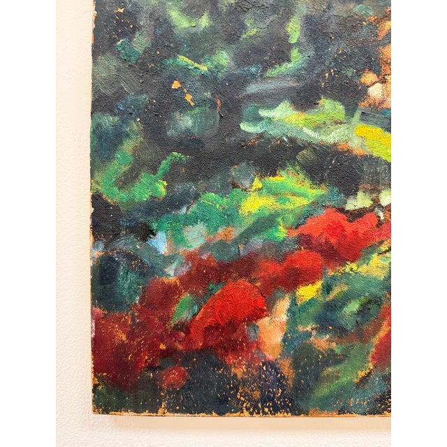 Vintage French Landscape Painting For Sale In Houston - Image 6 of 11