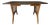 Mid Century Danish Modern Style Drop Leaf Dining Table by Garrison Furniture Co. | Sculptural Walnut Laminate Table | 1960s MCM For Sale