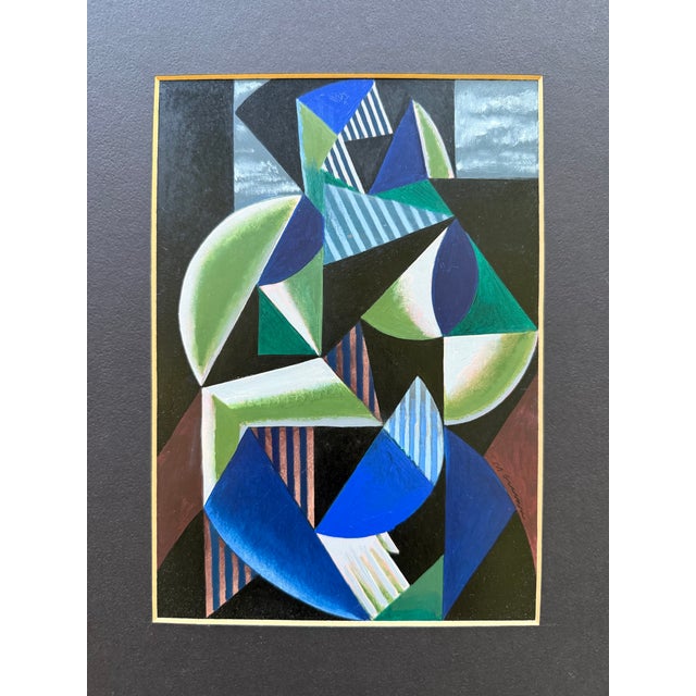 Michael Guinn Framed Abstract Painting For Sale - Image 4 of 7