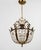 1950s Crystal Brass Basket Chandelier For Sale - Image 6 of 8