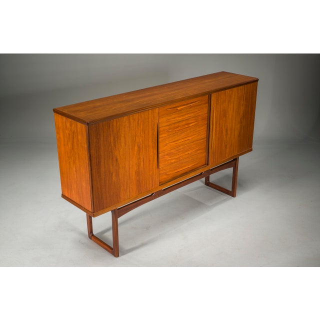 Danish Teak Sideboard by Arne Vodder for Vamo Sønderborg, 1960s For Sale - Image 13 of 18