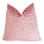 Pink Leopard 20x20 Velvet Throw Pillow With Feather Down Insert For Sale