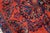 Navy Blue Antique Persian Lilihan Handmade Rug 5.8' X 6.7' 1920s For Sale - Image 8 of 13