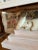 1930’ks Style Three Tier Pickled Oak Ram Console Table With Goats For Sale - Image 4 of 10