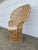 Mid-Century Modern Bohemian Wicker Emanuelle Peacock Chair For Sale - Image 3 of 13