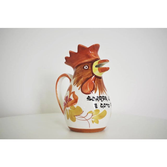 Rooster-Shaped Jug from Bassano, 1970s For Sale - Image 10 of 10