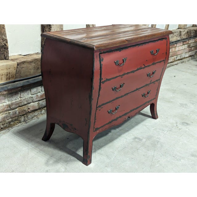 Baroque Vintage Chest of Drawers in Wood For Sale - Image 3 of 14