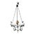 Six Light Spanish Wrought Iron Chandelier For Sale