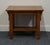 Late 20th Century High End Vintage Quarter Sawn Oak Mission Style 27" Accent End Table For Sale - Image 5 of 8