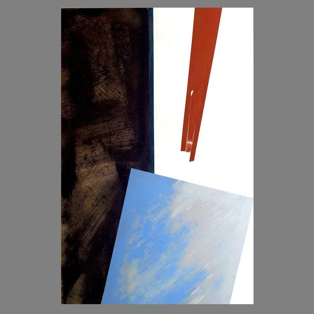 Angelo Rinaldi | "Abstract AR 4" | acrylic on hardboard | h. cm. 118x77 | year 2013, with Certificate of Authenticity
