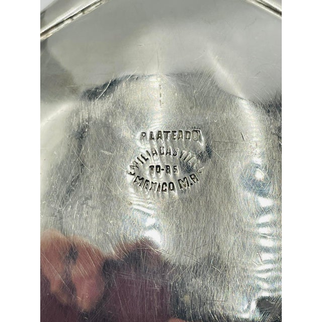 1980s Emilia Castillo Silver-Plated Fish-Handle Serving Set, Taxco Mexico For Sale - Image 18 of 18