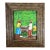 Vintage Samuel Saint Louis Signed Haitian Oil Painting, Market Scene on Canvas For Sale