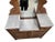 Early 20th Century Antique Victorian Eastlake Marble Top Dresser With Mirror – Walnut & Burled Wood For Sale - Image 5 of 7