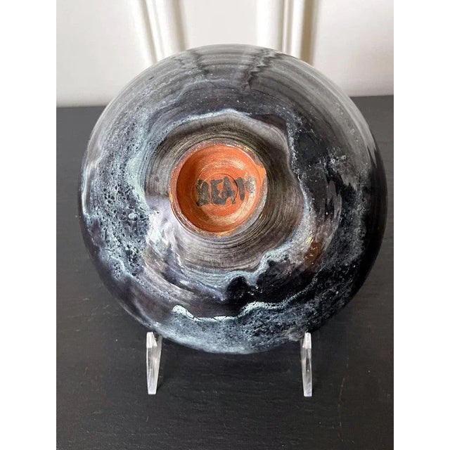 Ceramic Bowl with Expressive Glaze by Beatrice Wood For Sale - Image 9 of 13