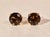 2000 - 2009 The Fairbanks Ranch: 14K Gold Smokey Quartz Stud Earrings, 2 Pieces For Sale - Image 5 of 6