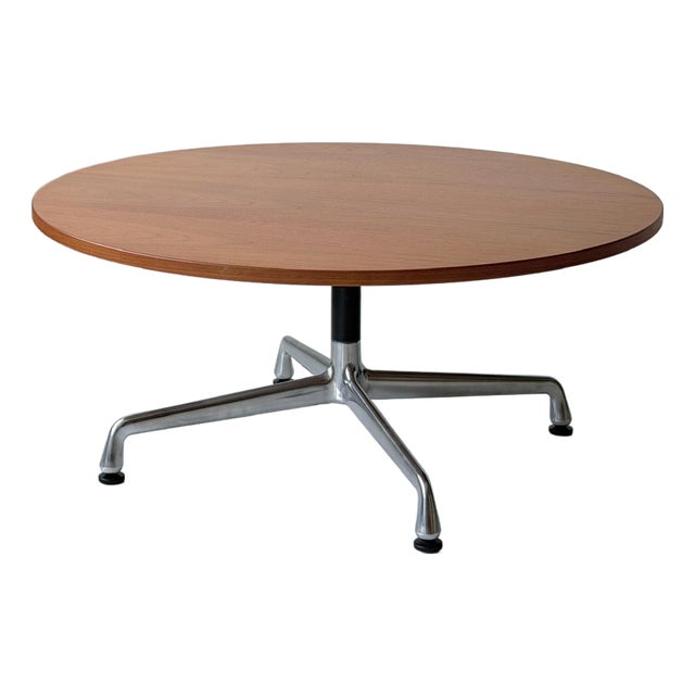 Walnut Aluminum Group Coffee Table by Charles & Ray Eames for Herman Miller For Sale