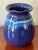 Late 20th Century Blue Studio Pottery Pitcher, Signed For Sale - Image 6 of 9