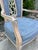 French Provincial Cerused Carved Open Back Armchairs – Pair For Sale In Naples, FL - Image 6 of 15