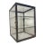 Antique Handmade Metal Glass Countertop Store Display Show Case Sliding Shelves For Sale