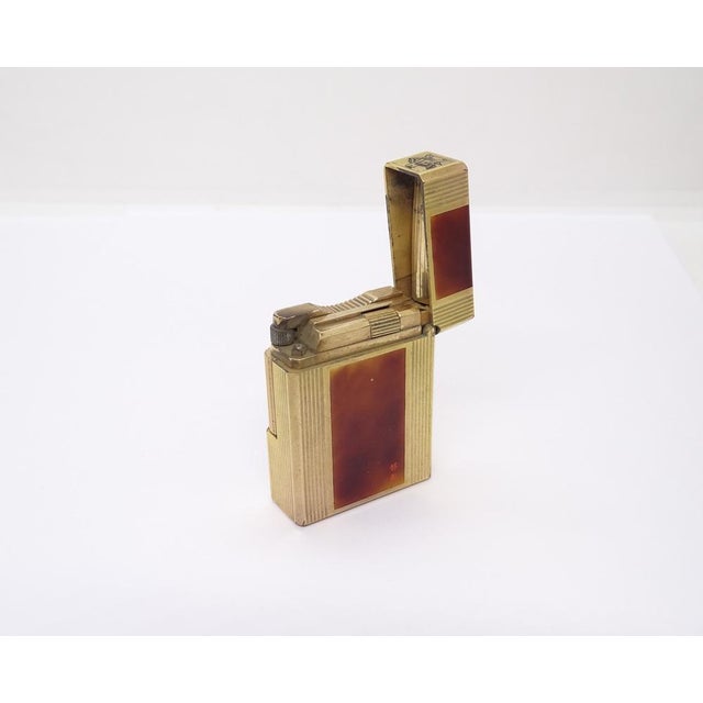 Dupont Lighter in Gold and Chinese Lacquer, France, 1980s For Sale - Image 6 of 18