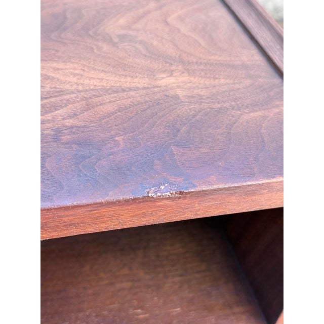 1960s Mid-Century Danish Teak Drop-Down Secretary Desk For Sale - Image 5 of 17
