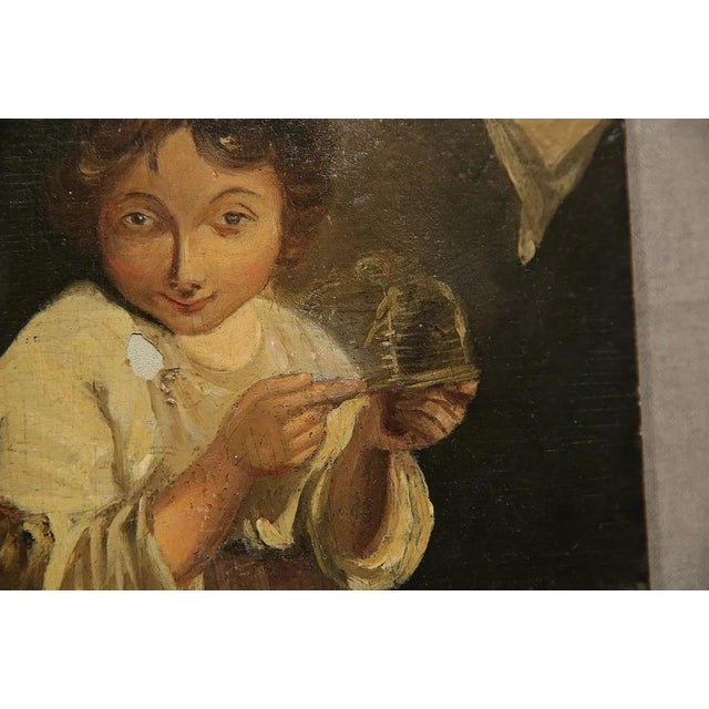 Oil on panel by Honor Daumier 10.5"x7.75"