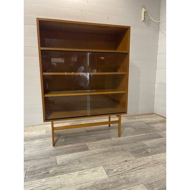 Vintage Wooden Bookcase from Jiroutek For Sale - Image 6 of 6