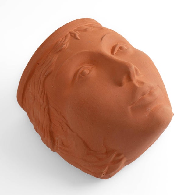 1970s Vintage Rookes Pottery God and Goddess Face Planters For Sale - Image 5 of 12