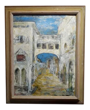 Dorothy Brown - Venice View - 1956 Oil Painting