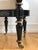 Danish Cabinetmaker Armchair, 1860s, Black Lacquer With Gold Decoration, Brass Castors, Empire/Biedermeier For Sale - Image 6 of 18