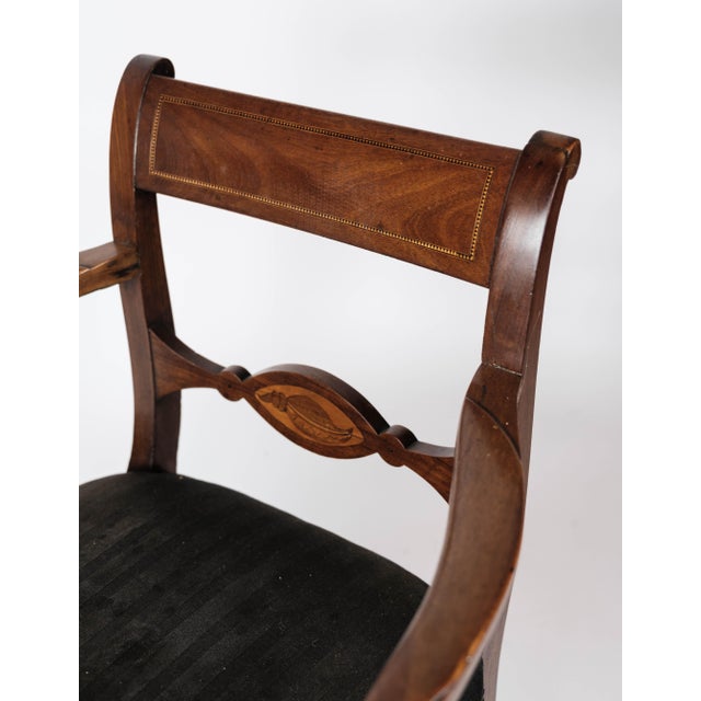 Wood Set of Armchairs of Mahogany, 1860s For Sale - Image 7 of 15