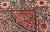 Antique Persian Malayer Rug With Teal Field and Coral Spandrel Design 4'7 X 6'3 For Sale In Atlanta - Image 6 of 11