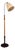 1930s Swedish Art Deco, Adjustable Floor Lamp, Birch, Metal For Sale