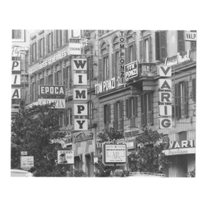 1970s via Veneto Rome Photograph by Don Ware