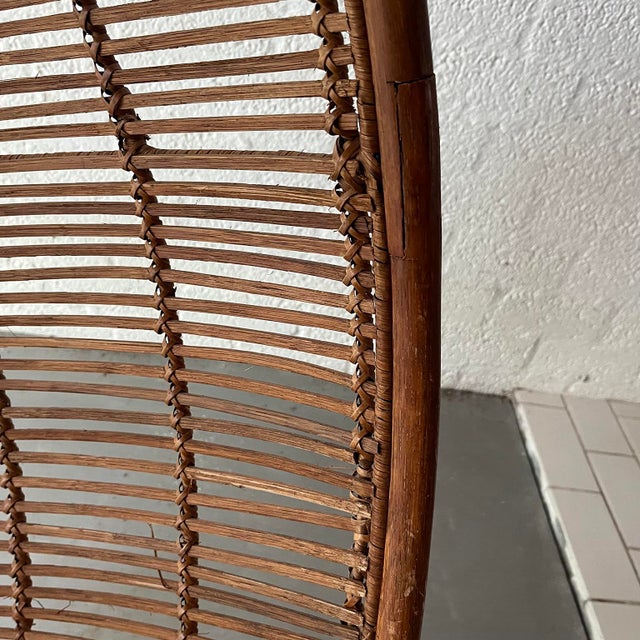 Spherical Reed Hanging Chair, 2000s For Sale - Image 10 of 15