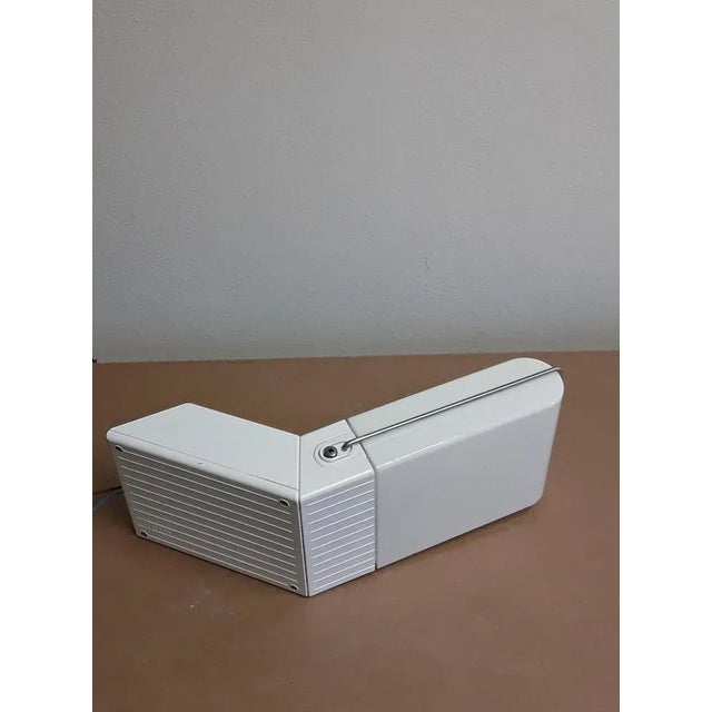 Vintage German Wall Lamp in White Painted Metal from Staff, 1970s For Sale - Image 4 of 10