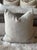 100% Linen Made in Belgium Natural Flax Linen Pillow cover with overlocked seams and hidden zipper closure. Size 25"x25"...