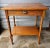 Tan Early 20th Century American Arts and Crafts Oak Wash Stand Table For Sale - Image 8 of 10