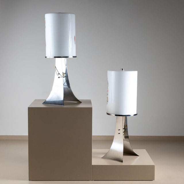 Pair of Table Lamps by Alfredo Barbini, Italy 1960s For Sale In New York - Image 6 of 18