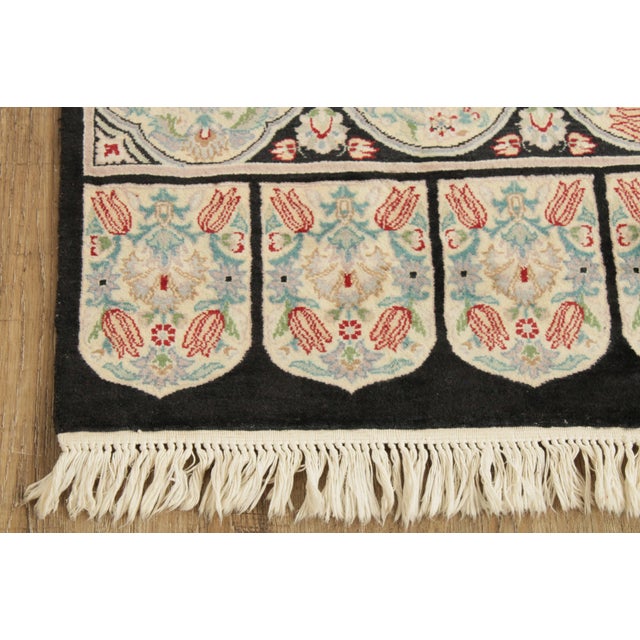 Chinese Semi Antique 7'8 inch x 4'6 inch Wool Area Rug For Sale - Image 4 of 12