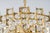 Large Gilt Brass and Crystal Glass Chandelier attributed to Palwa, Germany, 1960s For Sale - Image 3 of 17